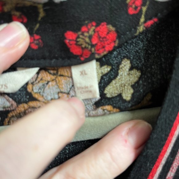 Soft Surroundings Faux Wrap Tunic Top. - Picture 7 of 8